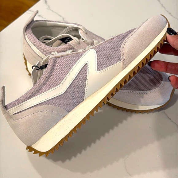 NEW - Rag & Bone size 37 Lavender Retro Runner Shoes - Picture 1 of 5